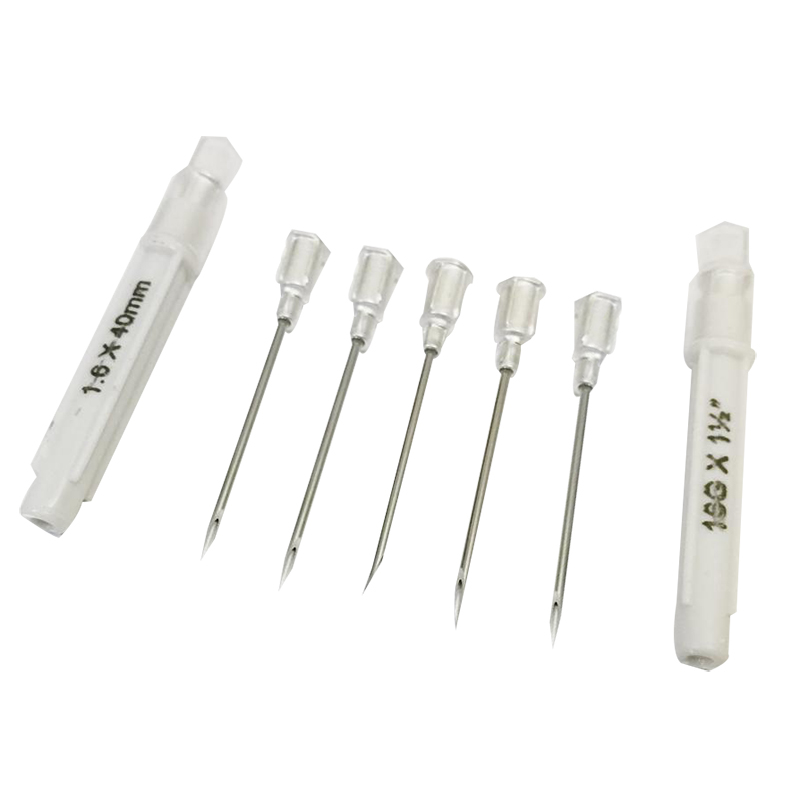 Stainless Steel Aluminum Hub Side Hole Veterinary Needle 